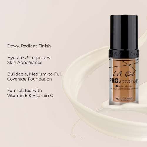 L.A.Girl: Pro coverage Hd Foundation Tan