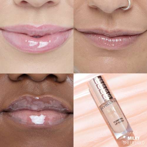 Makeup Revolution: Pout Bomb Plumping Gloss Milky Sheer Holo