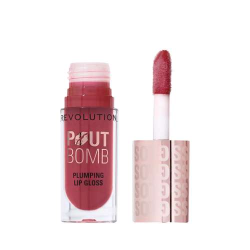 Makeup Revolution: Pout Bomb Plumping Gloss Wild Mauve Pink