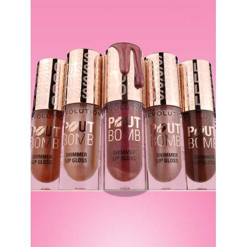 Makeup Revolution: Pout Bomb Shimmer Gloss Chocolate Sparkle