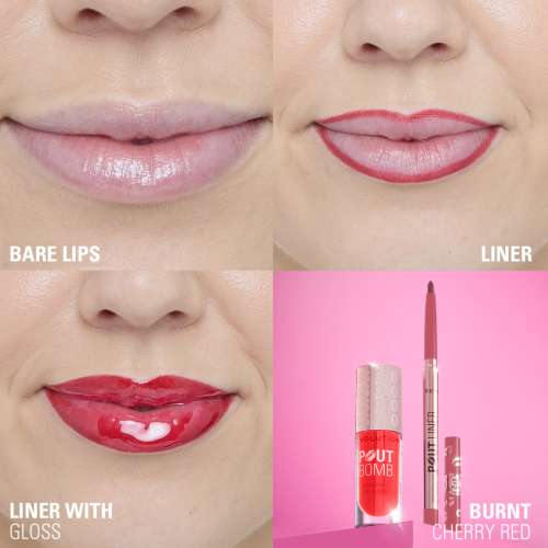 Makeup Revolution: Pout Bomb Plumping Lip Liner Burnt Cherry Red