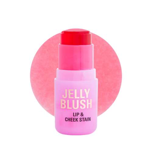 Makeup Revolution: Jelly Blush Stick Lip and Cheek Stain Strawberry Pink