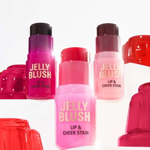 Makeup Revolution: Jelly Blush Stick Lip and Cheek Stain Strawberry Pink