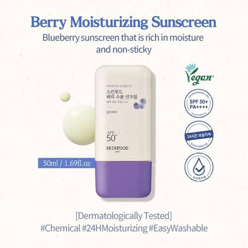 Skinfood: Berry Moisturizing Sun Cream 50ml