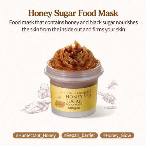 Skinfood: Honey Sugar Food Mask120Ml
