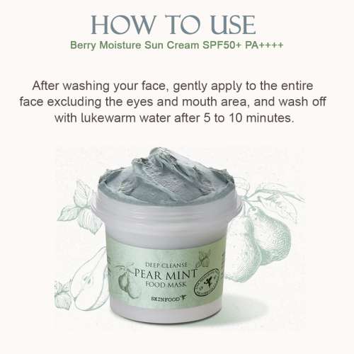 Skinfood: Pear Mint Food Mask120ml
