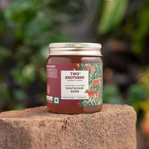 Two Brothers Organic Farms: A2 Ghee (Shatavari) 250Ml