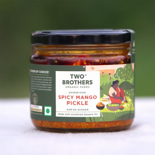 Two Brothers Organic Farms: Spicy Mango Pickle (300g)