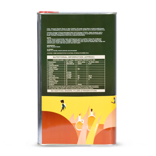 Two Brothers Organic Farms: Mustard Oil (5L)