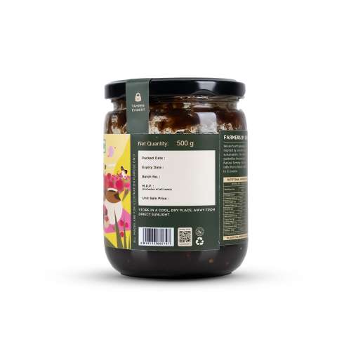 Two Brothers Organic Farms: Natural Gulkand |Rose Petal Jam (500G)