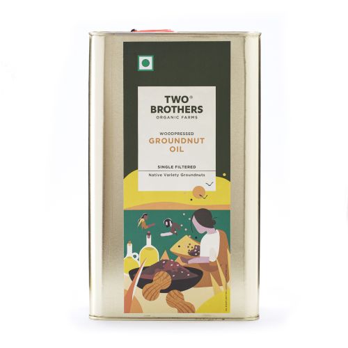 Two Brothers Organic Farms: Groundnut Oil 5litres