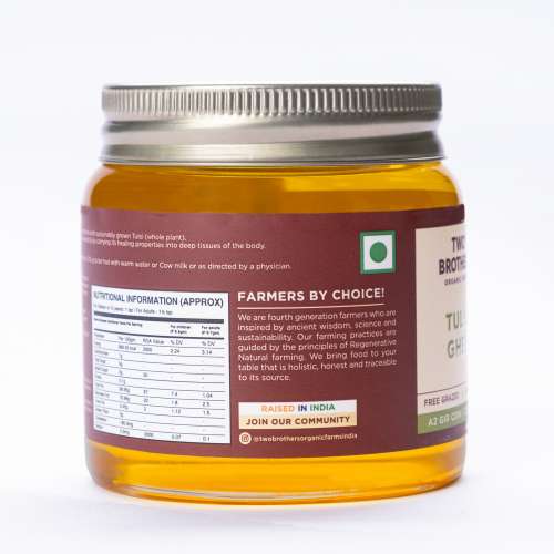 Two Brothers Organic Farms: Tulsi Ghee (250ML)