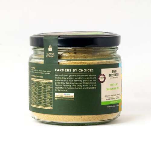 Two Brothers Organic Farms: Instant Shikanji Mix - 150g