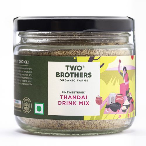 Two Brothers Organic Farms: Healthy Thandai Drink Mix - Masala Powder, 150 gm
