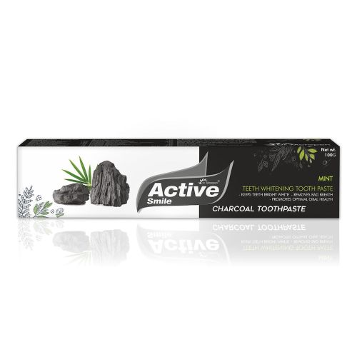 Dr. Morepen: Charcoal Toothpaste with Bamboo Toothbrush - 100gm