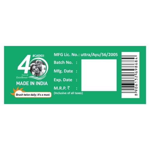 Dr. Morepen: Herbal Toothpaste with Bamboo Toothbrush -100 gm