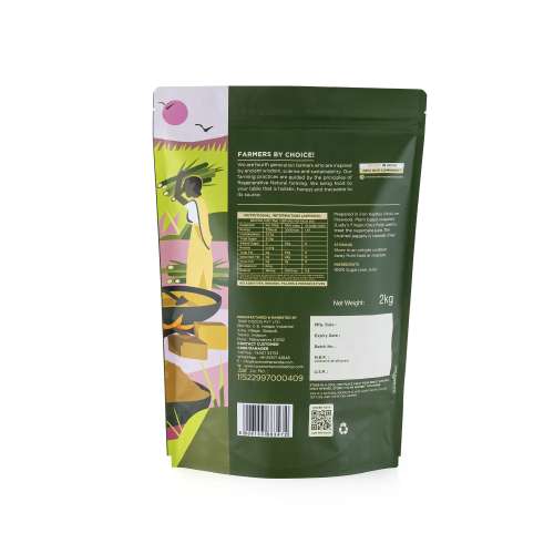 Two Brothers Organic Farms: Sugarcane Jaggery Powder (500g)