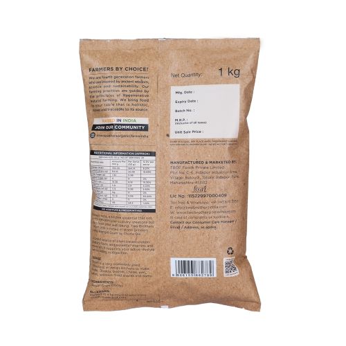 Two Brothers Organic Farms: Besan Flour (1KG)