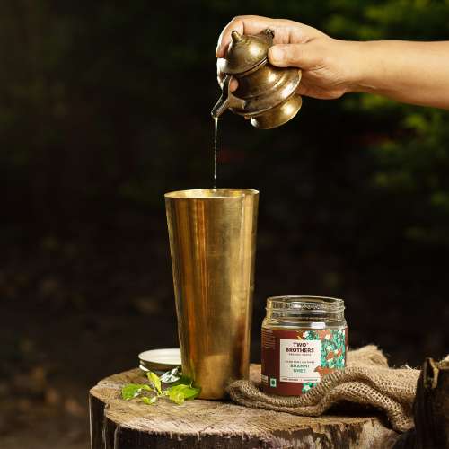 Two Brothers Organic Farms: A2 Gir Cow Ghee (Brahmi) 250ml