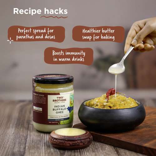 Two Brothers Organic Farms: Organic Buffalo Ghee (1000ml)