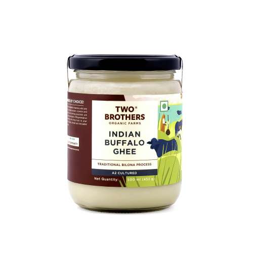 Two Brothers Organic Farms: Organic Buffalo Ghee (500Ml)