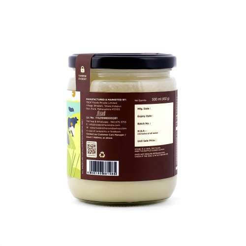 Two Brothers Organic Farms: Organic Buffalo Ghee (500Ml)