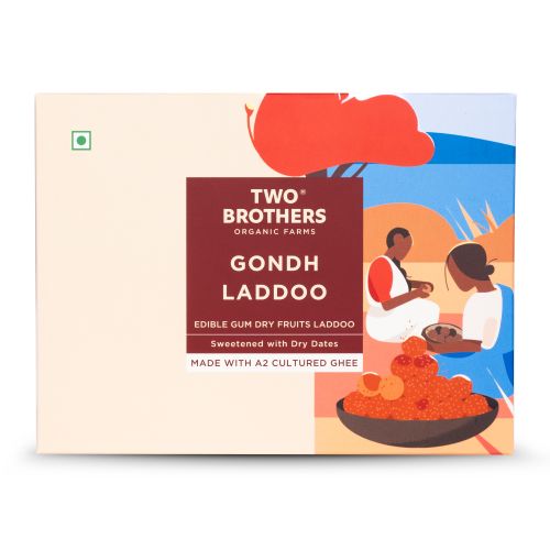 Two Brothers Organic Farms: Natural Gondh Laddoo (175 G)