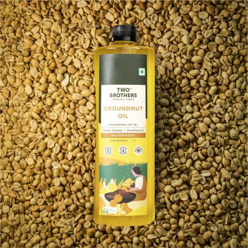 Two Brothers Organic Farms: Groundnut Oil 5litres