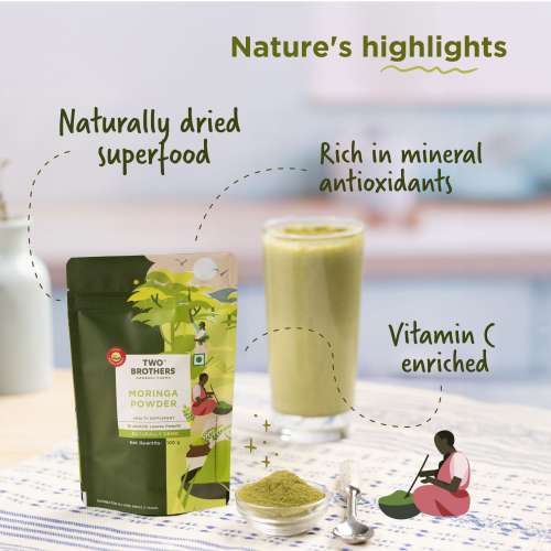 Two Brothers Organic Farms: Moringa Powder