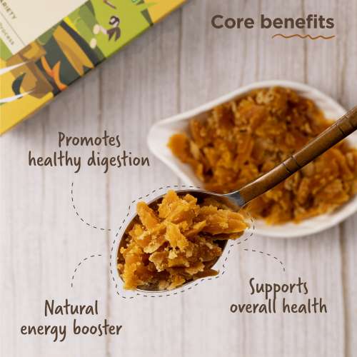 Two Brothers Organic Farms: Handmade Sugarcane Jaggery Block (900g)