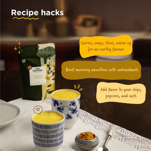 Two Brothers Organic Farms: Organic Turmeric (100gms)