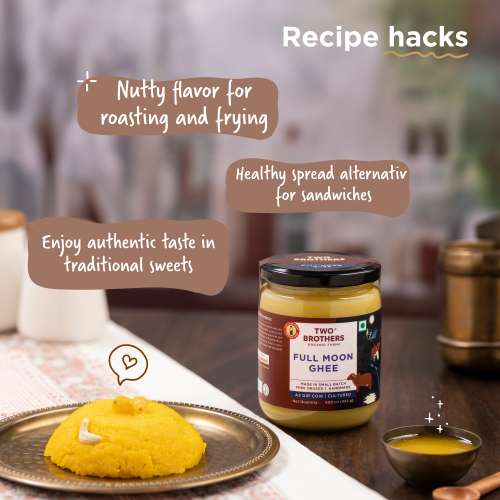 Two Brothers Organic Farms: A2 Ghee (500ml)