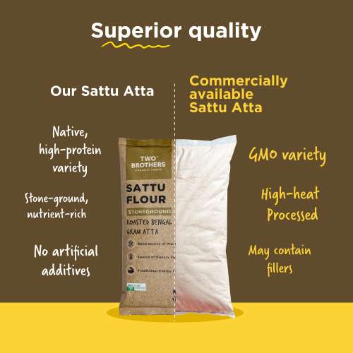 Two Brothers Organic Farms: Sattu Atta (1 kg)