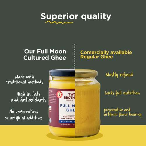 Two Brothers Organic Farms: A2 Ghee (500ml)