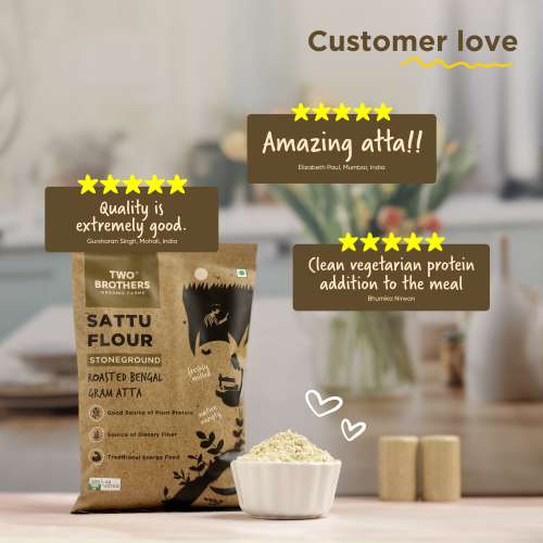 Two Brothers Organic Farms: Sattu Atta (1 kg)