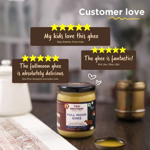 Two Brothers Organic Farms: A2 Ghee (500ml)