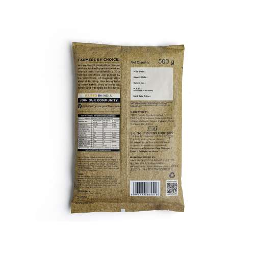 Two Brothers Organic Farms: Sprouted Ragi Malt Nachni Satva (500 g)