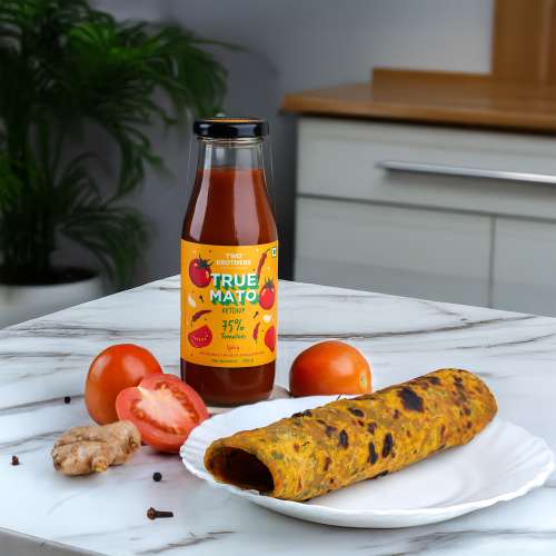 Two Brothers Organic Farms: Truemato Ketchup - Spicy Tomato Ketchup - 300g
