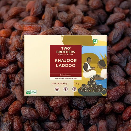 Two Brothers Organic Farms: Khajoor Laddoos  (175g)