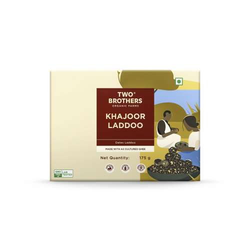Two Brothers Organic Farms: Khajoor Laddoos  (175g)