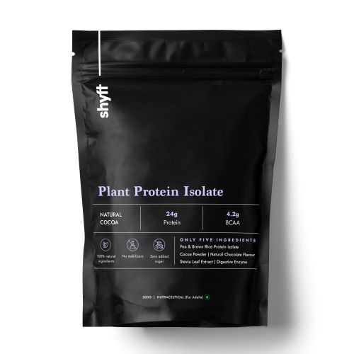 shyft: Plant Protein Isolate - Natural Cocoa - 500 gms