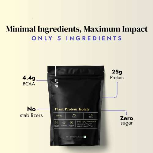 shyft: Plant Protein Isolate - Vanilla - 500gms