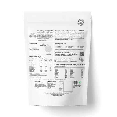 shyft: Plant Protein Isolate - Unflavoured 500gm