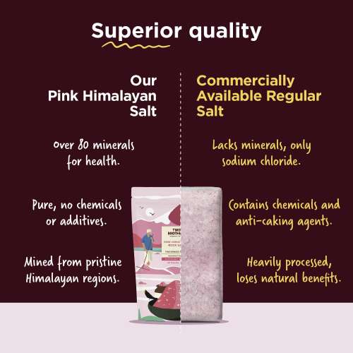Two Brothers Organic Farms: Pink Himalayan Rock Salt (1KG)
