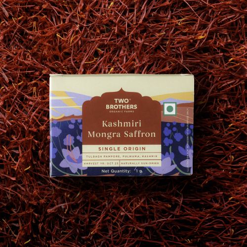 Two Brothers Organic Farms: Kashmiri Mongra Saffron (1g)