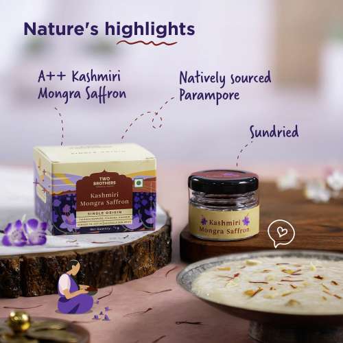 Two Brothers Organic Farms: Kashmiri Mongra Saffron (1g)