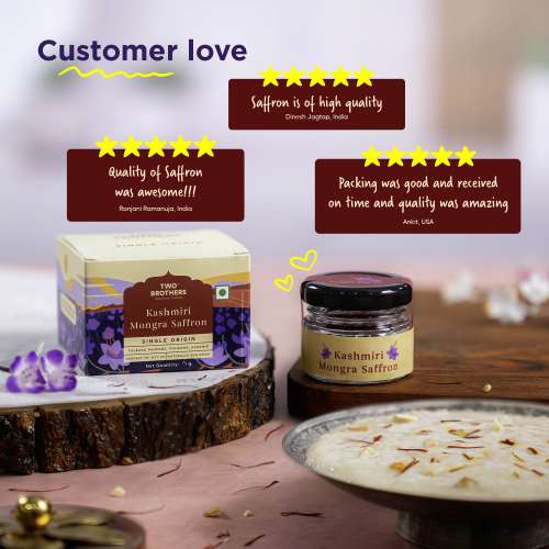 Two Brothers Organic Farms: Kashmiri Mongra Saffron (1g)