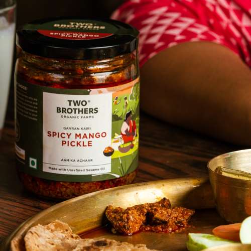 Two Brothers Organic Farms: Spicy Mango Pickle (300g)