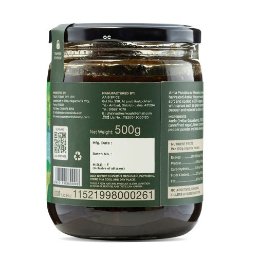 Two Brothers Organic Farms: Amla Murabba (500g)