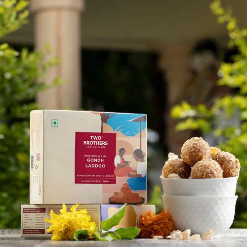 Two Brothers Organic Farms: Natural Gondh Laddoo (175 G)